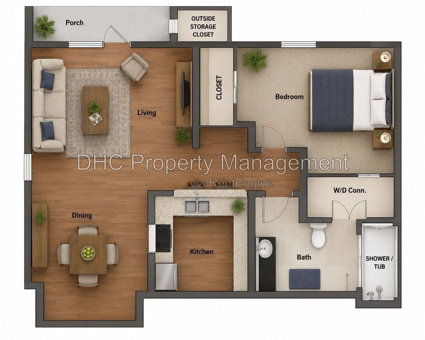 Charming 1-Bedroom Retreat in Columbus – Spacious at 5000 Armour Rd!